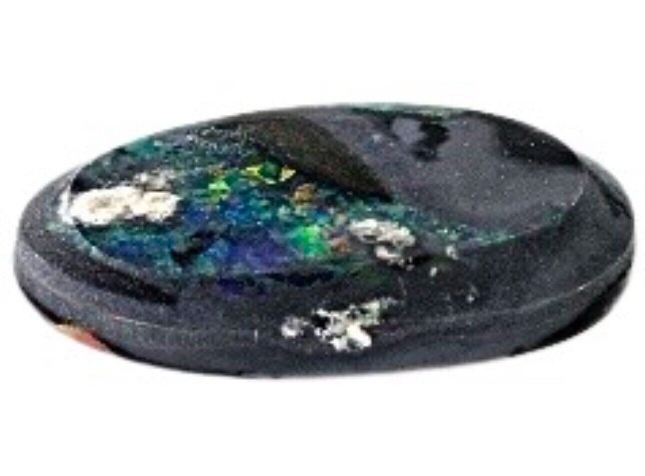 Australian Black Opal Loose Stone 9x5.7mm 0.69 ct Oval INCREDIBLE COLORS